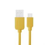 Micro USB Kabel 1M - HAWEEL (Gul)